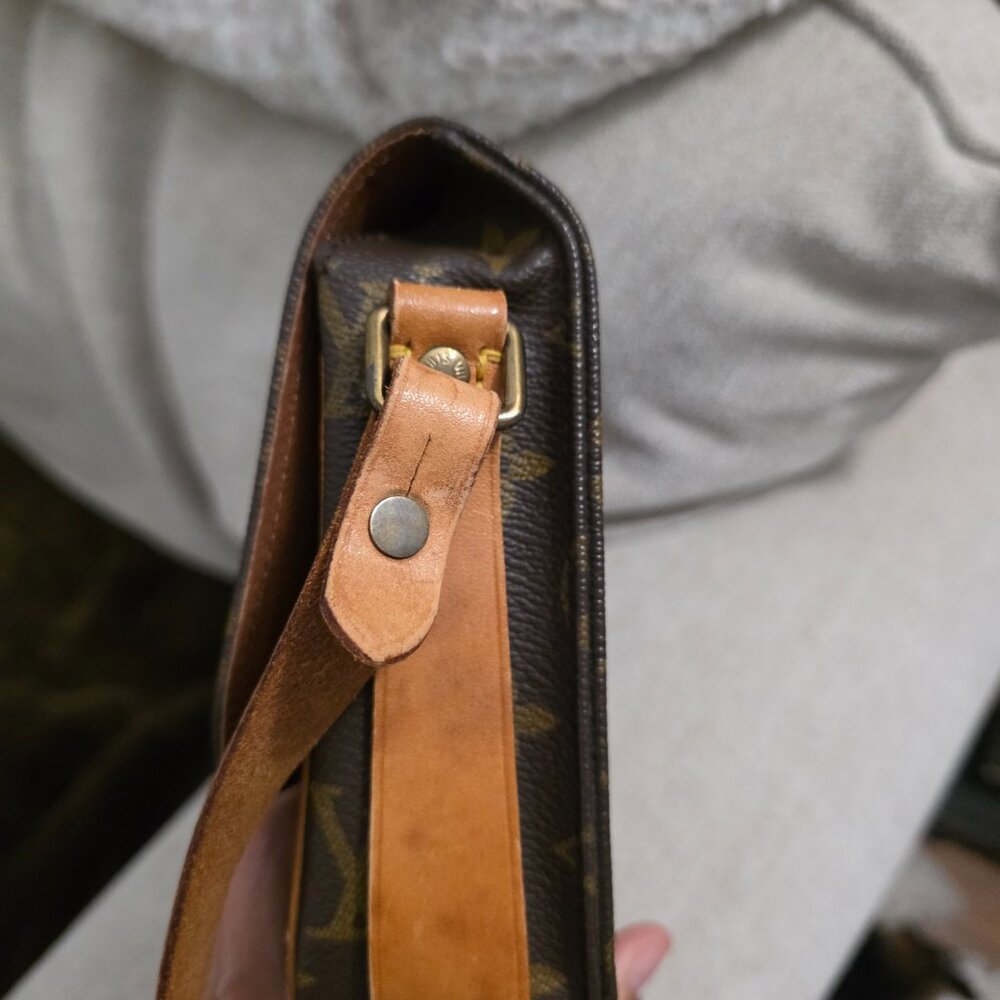 Bundle: LOUIS VUITTON Monogram Mini Cartouchiere Crossbody Bag And Long Wallet - Picture 6 of 16